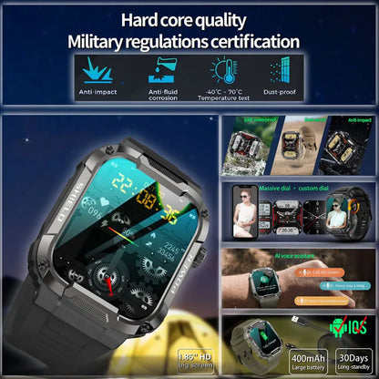 CRTORRS SmartWatch Men AIVoice