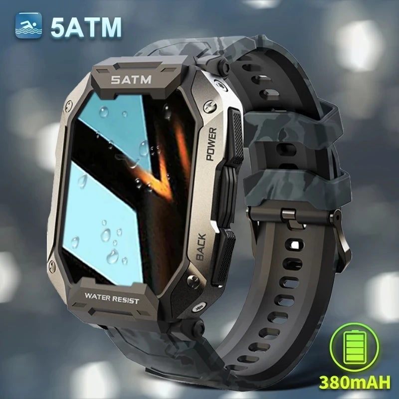 Zodvboz SmartWatch Men Camouflage Army