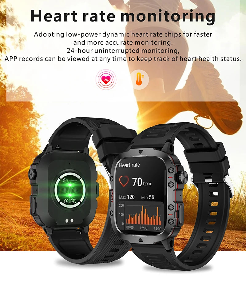 Abay Men IP68 Sport Smartwatch