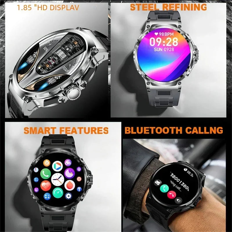 BOALZETD SmartWatch Men Ultra HD