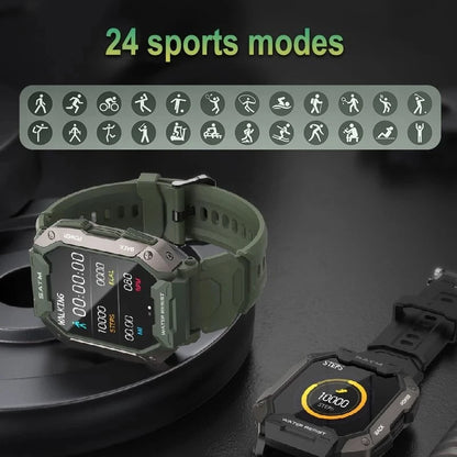 Zodvboz SmartWatch Men Camouflage Army